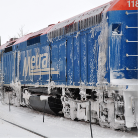 does snow affect train travel